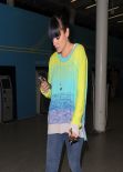 Lily Allen - at Eurostar St Pancras Station in London