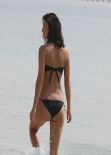 Lucy MecKlenburgh in Black Bikini - Dubai, January 2014