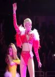 Miley Cyrus Perfoming on Bangerz Tour in Anaheim - February 2014