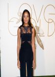 Naomie Harris Wearing Monique Lhuillier at LoveGold Cocktail Party 2014