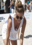 Nina Agdal Looked Hot at the Sports Illustrated Swimsuit 2014 Beach Volleyball Models & Celebrity Chefs