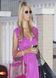 Paris Hilton - Shopping at Barneys & Drives a Pink Bentley Continental GT, February 2014
