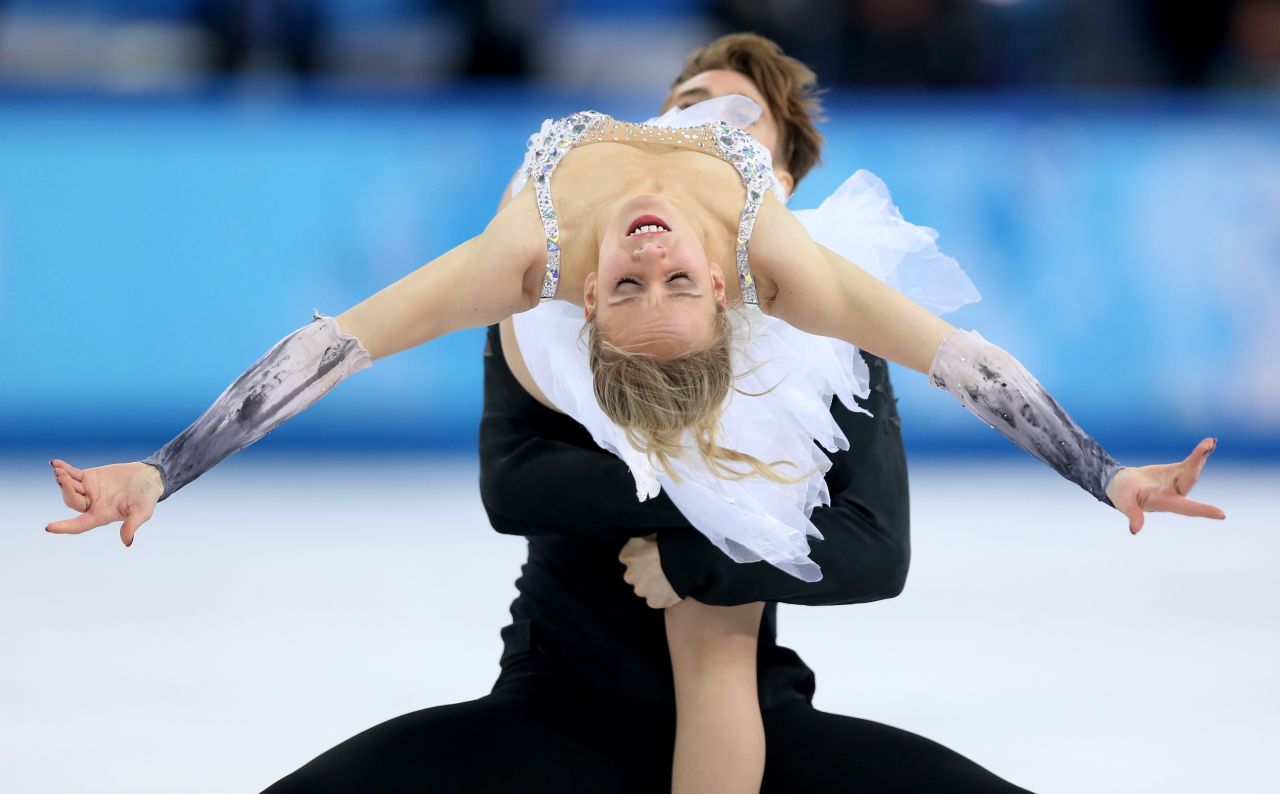 Pernelle Carron – 2014 Sochi Winter Olympics, Figure Skating Ice Dance Free Dance