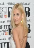 Pixie Lott Wearing DKNY Dress at 2014 BRIT Awards in London