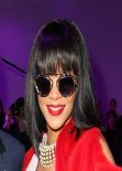 Rihanna Attends Dior Fashion Show in Paris - February 2014