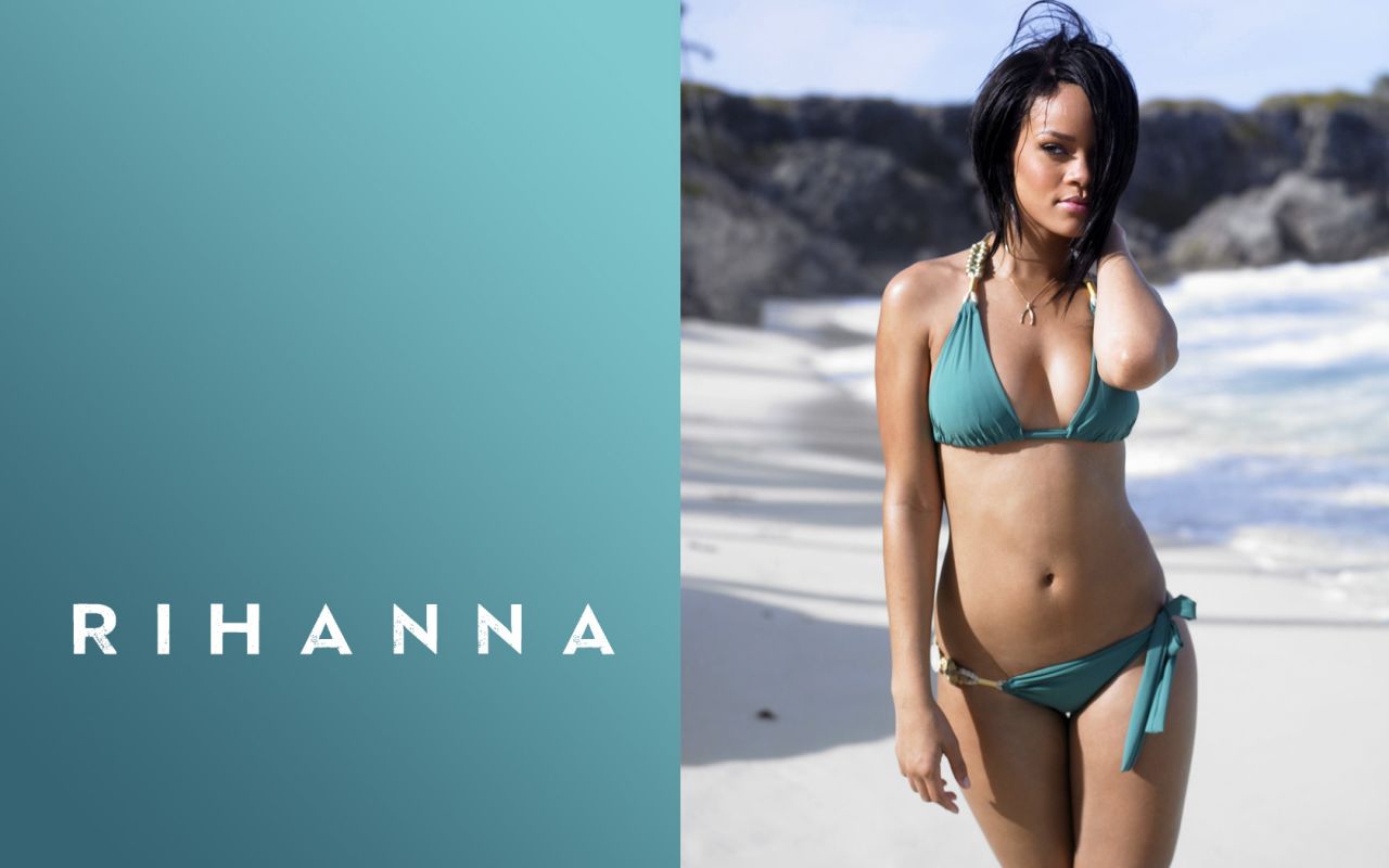 Rihanna - Celebrity Bikini Wallpapers