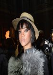 Rihanna in Paris - Lanvin F/W 2014-2015 Fashion Show in Paris