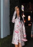 Rihanna Night Out Style - Exits From Dinner at Pizzeria Mozza - February 2014
