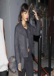 Rihanna Wears Grey - Leaving Hooray Henry