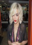 Rita Ora Visited McDonalds in North London, February 2014