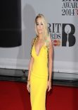 Rita Ora Wearing Prada Dress – 2014 BRIT Awards