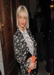 Sarah Harding Night out Style - Dartmouth House in London - Feb. 2014