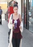 Selena Gomez in Tights  - Out in Los Angeles - February 2014