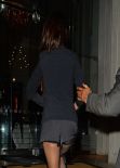 Selena Gomez Night Out Style - Leggy, Out in London, February 2014