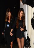 Selena Gomez Night Out Style - Leggy, Out in London, February 2014