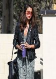 Selena Gomez Street Style - Leaving an Office in Los Angeles, Feb. 2014