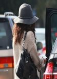 Selena Gomez Street Style - Out For Lunch At Hugo