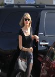 Taylor Swift Street Style - at a Dance Studio in Los Angeles, Feb. 2014