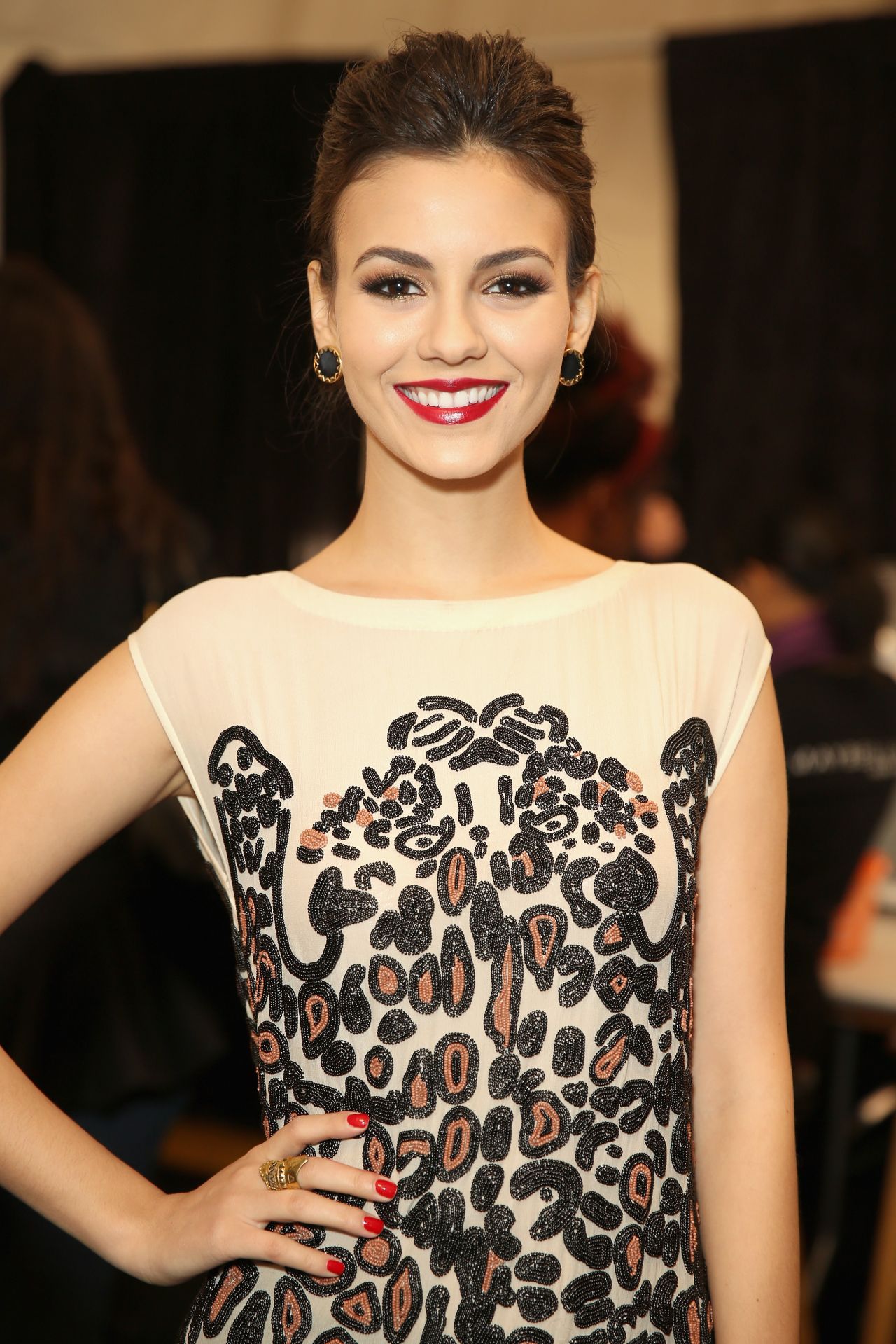 Victoria Justice - Mara Hoffman Fashion Show in New York, February 2014 ...