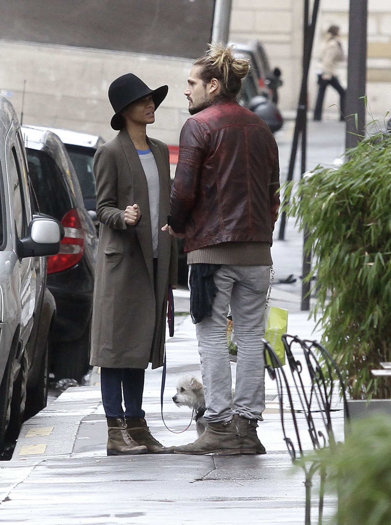 Zoe Saldana and Her Husband Marco Perego - Real Paris Street Style ...