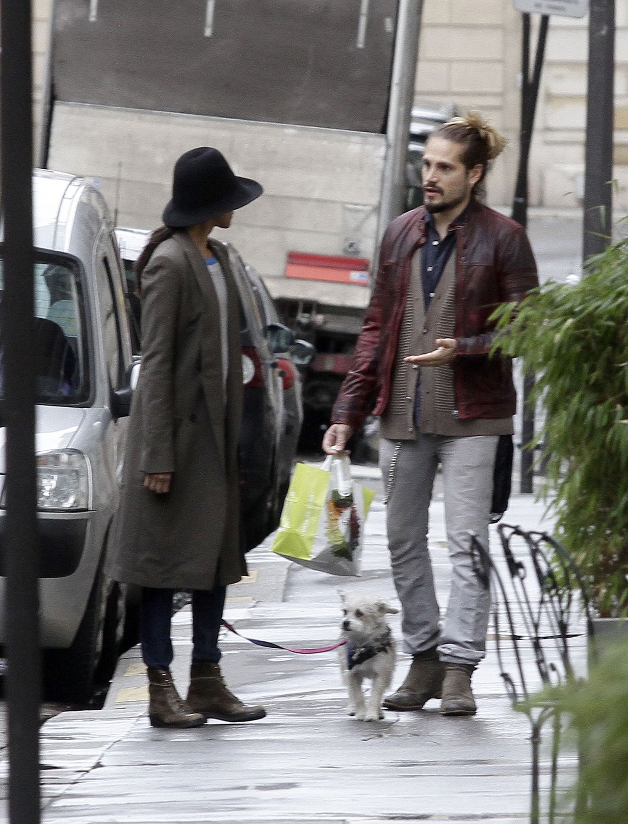 Zoe Saldana and Her Husband Marco Perego - Real Paris Street Style ...