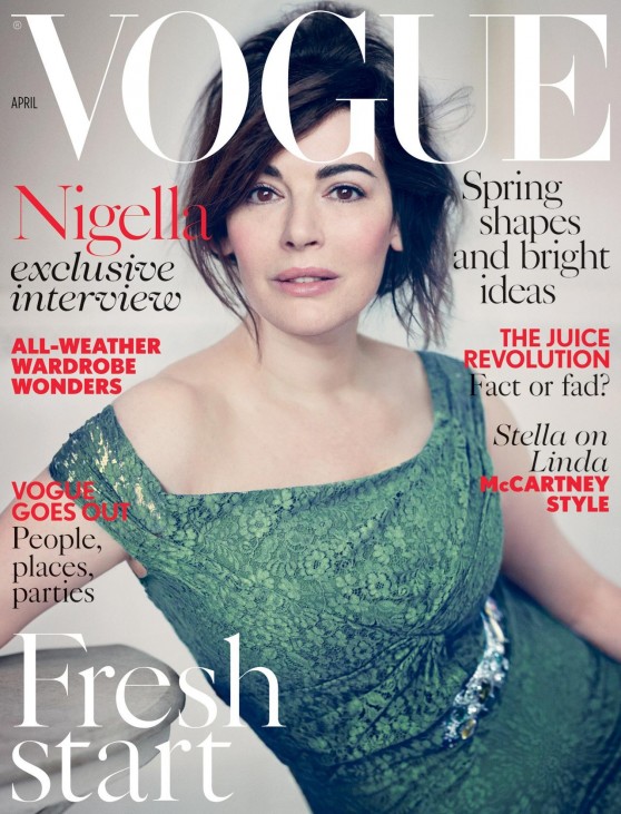 Nigella Lawson - Vogue Magazine (UK) - April 2014 Issue