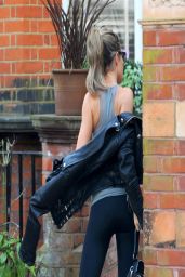 Abbey Clancy in Spandex - Out in Finchley North London