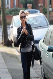 Abbey Clancy in Spandex - Out in Finchley North London