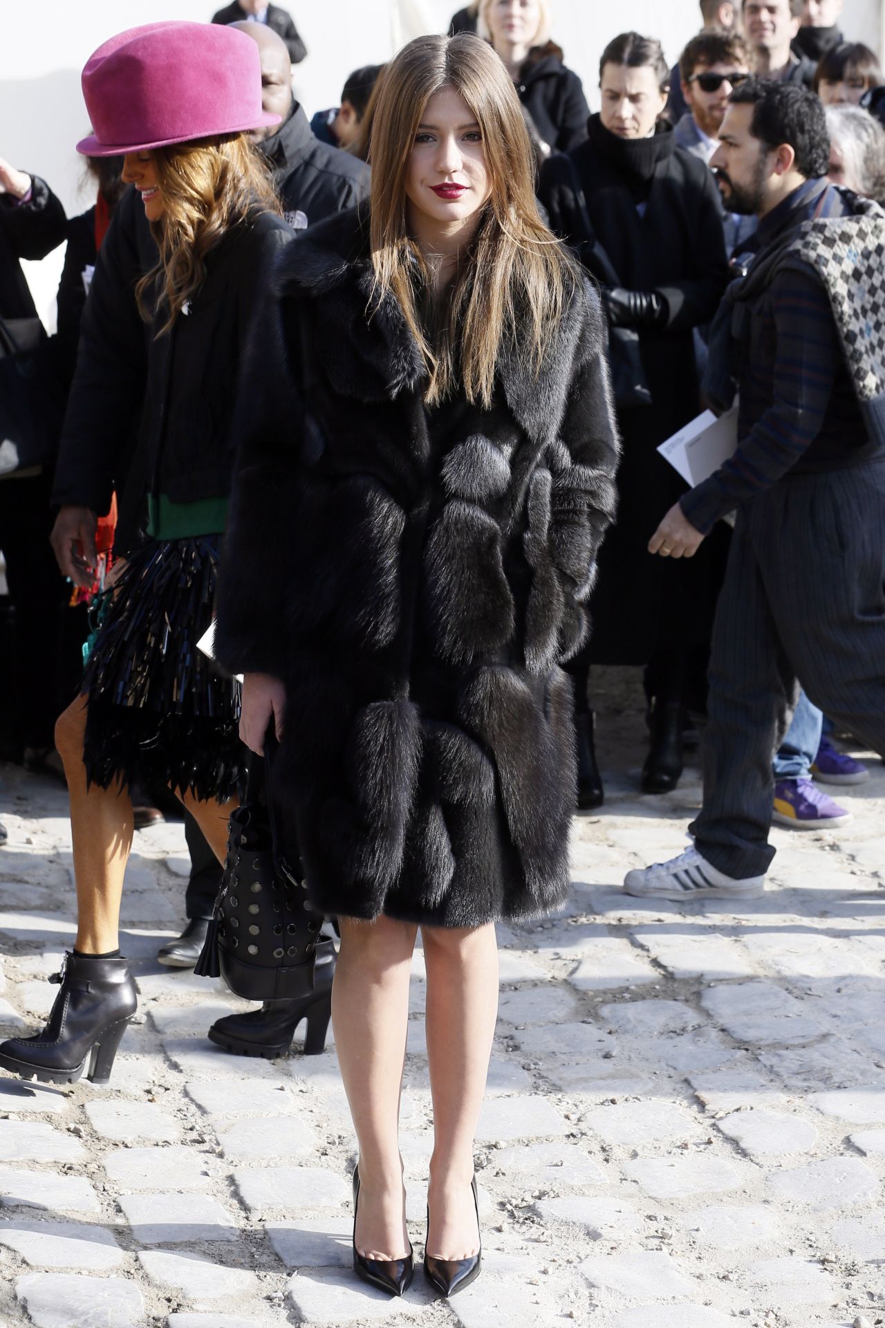Adèle Daily — Adèle Exarchopoulos attends the Louis Vuitton show