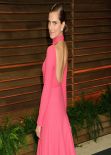 Allison Williams in Emilia Wickstead Fall 2014 Dress - 2014 Vanity Fair Oscar Party in Hollywood