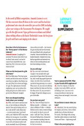 Amanda Latona - Oxygen Magazine (USA) April 2014 Issue