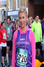 Amy Willerton in Spandex - Human Race Pace Series run in London