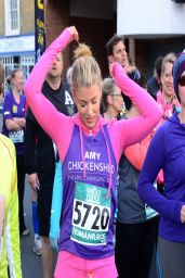 Amy Willerton in Spandex - Human Race Pace Series run in London