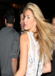 Amy Willerton Night out Style - Leaving the Crossroads Restaurant in Los Angeles
