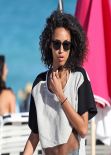 Anais Mali on the Beach With a Few Friends in Miami - March 2014