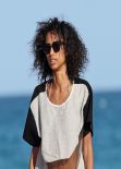 Anais Mali on the Beach With a Few Friends in Miami - March 2014