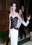 Anne Hathaway in Viktor & Rolf Strapless Gown - 2014 Vanity Fair Oscar Party