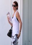 Ashley Greene in Hot Leggings - Leaving the Gym in West Hollywood - March 2014