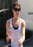Ashley Greene in Hot Leggings - Leaving the Gym in West Hollywood - March 2014