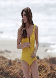 Ashley Greene in One-Piece Bathing Suit - 