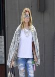 Ashley Tisdale in Ripped Jeans - Leaving Mo