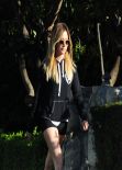 Ashley Tisdale Wears Tiny Shorts - Out in LA, March 2014