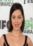 Aubrey Plaza Wearing Preen by Thornton Bregazzi - 2014 Film Independent Spirit Awards