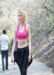 Bella Thorne - Hiking in Runyon Canyon, March 2014