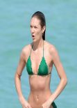 Candice Swanepoel Bikini Candids - Miami, March 2014