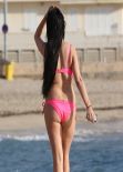 Chantelle Houghton Bikini Candids - Spain, February 2014