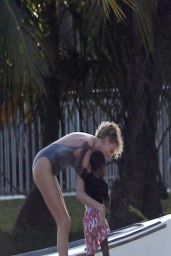 Charlize Theron in a Bikini - Photoshoot in Miami Beach, March 2014