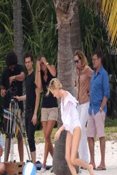 Charlize Theron - Swimsuit Photoshoot in Miami - March 2014
