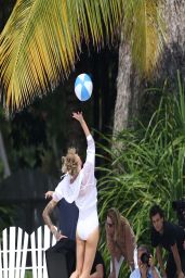 Charlize Theron - Swimsuit Photoshoot in Miami - March 2014