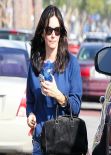 Courteney Cox in Jeans - Out in West Hollywood - March 2014